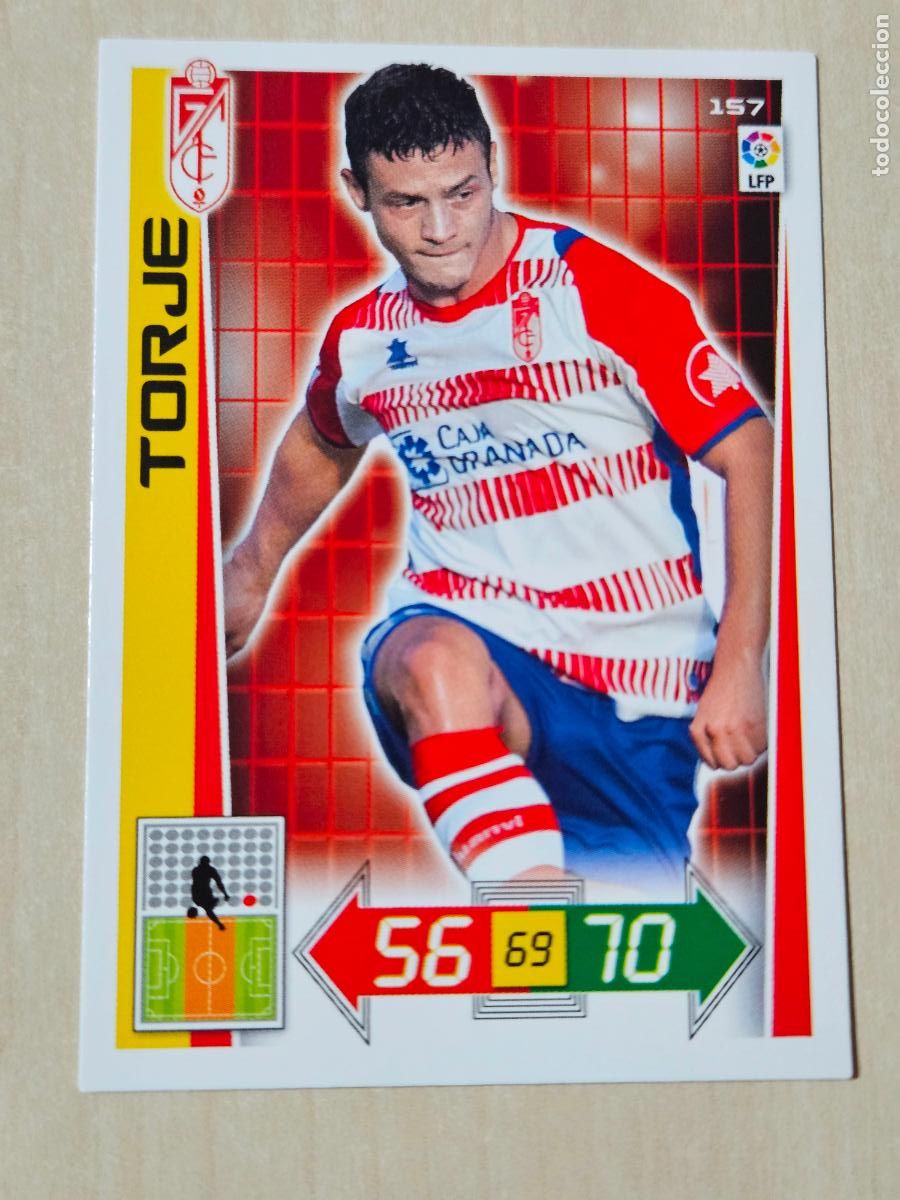 Cromos de f&uacute;tbol: FICHA N&ordm; 157 TORJE - ADRENALYN 12 13 - PANINI 2012 -13 - CROMO - GRANADA
