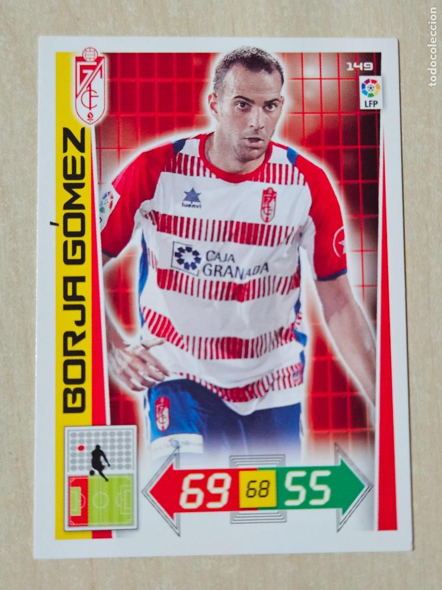 Cromos de f&uacute;tbol: FICHA N&ordm; 149 BORJA GOMEZ - ADRENALYN 12 13 - PANINI 2012 -13 - CROMO - GRANADA