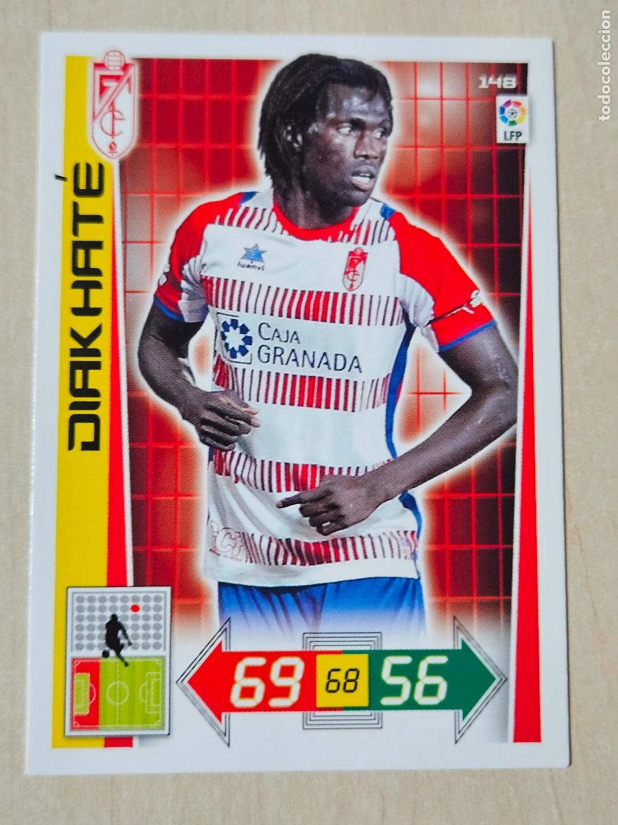 Cromos de f&uacute;tbol: FICHA N&ordm; 148 DIAKHATE - ADRENALYN 12 13 - PANINI 2012 -13 - CROMO - GRANADA