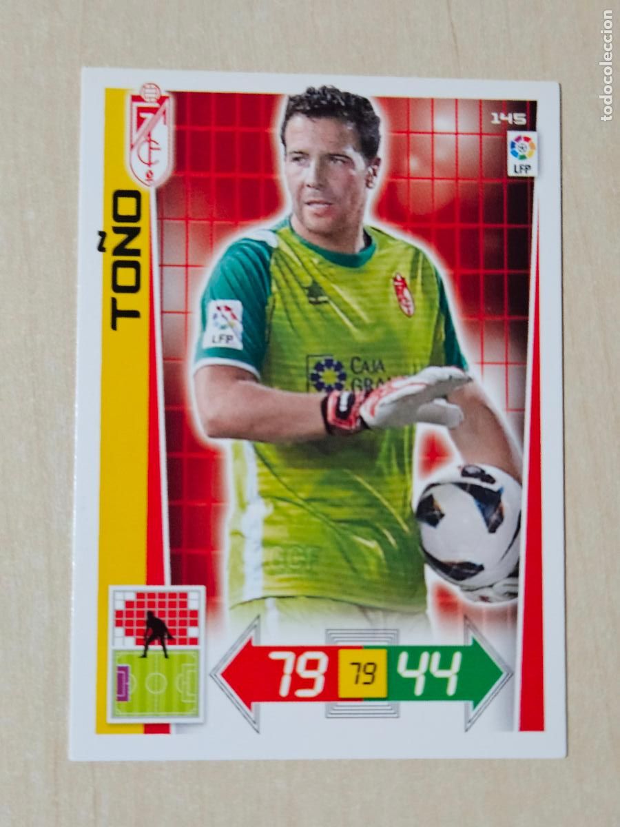 Cromos de f&uacute;tbol: FICHA N&ordm; 145 TO&Ntilde;O - ADRENALYN 12 13 - PANINI 2012 -13 - CROMO - GRANADA