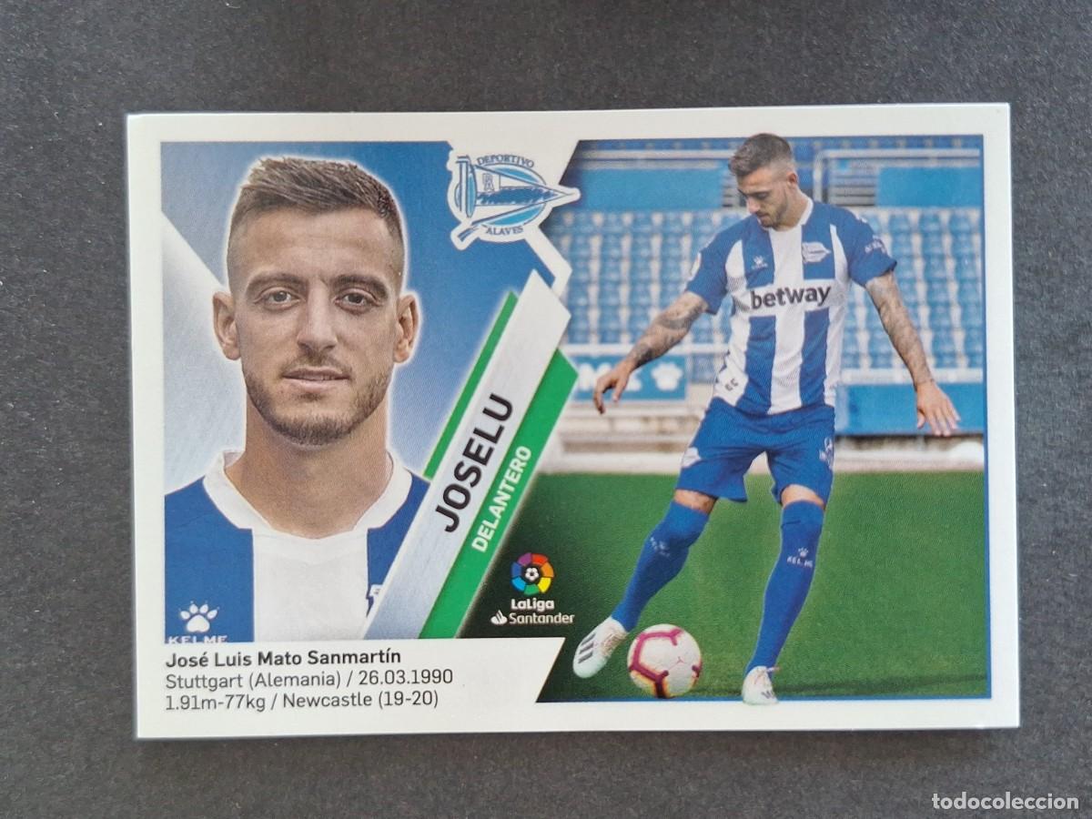 Cromos de f&uacute;tbol: L2 JOSELU DEPORTIVO ALAVES LIGA ESTE 2019 2020 19 20 NUNCA PEGADO SIN PEGAR