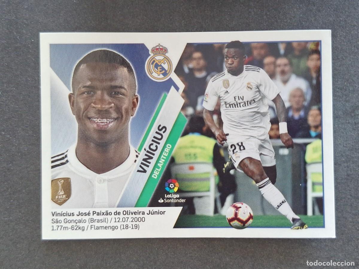 Cromos de f&uacute;tbol: L2 VINICIUS REAL MADRID LIGA ESTE 2019 2020 19 20 NUNCA PEGADO SIN PEGAR