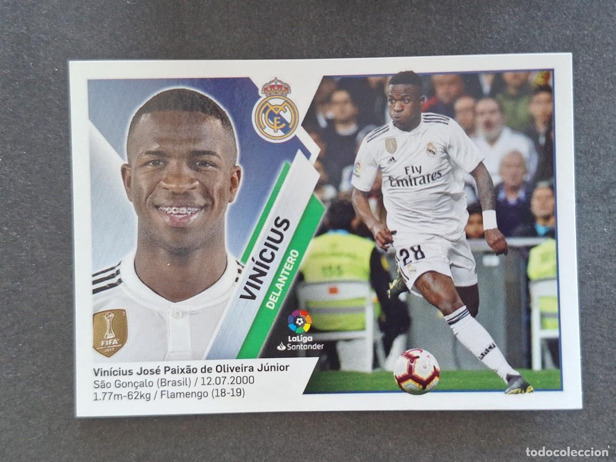 Cromos de f&uacute;tbol: L2 VINICIUS REAL MADRID LIGA ESTE 2019 2020 19 20 NUNCA PEGADO SIN PEGAR