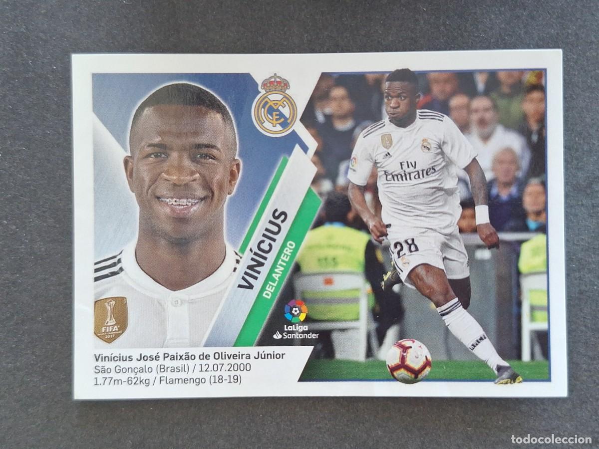 Cromos de f&uacute;tbol: L2 VINICIUS REAL MADRID LIGA ESTE 2019 2020 19 20 NUNCA PEGADO SIN PEGAR