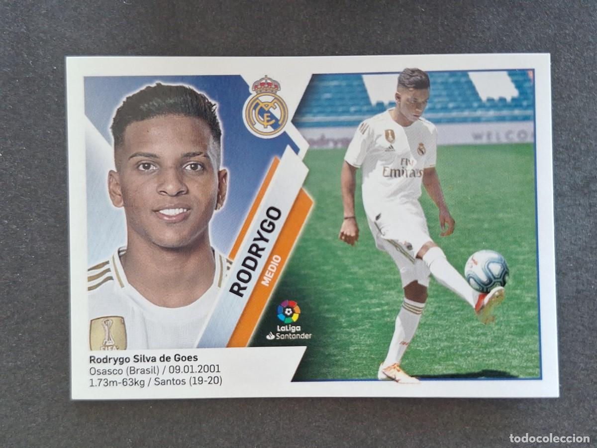 Cromos de f&uacute;tbol: L2 RODRYGO ROOKIE REAL MADRID LIGA ESTE 2019 2020 19 20 NUNCA PEGADO SIN PEGAR