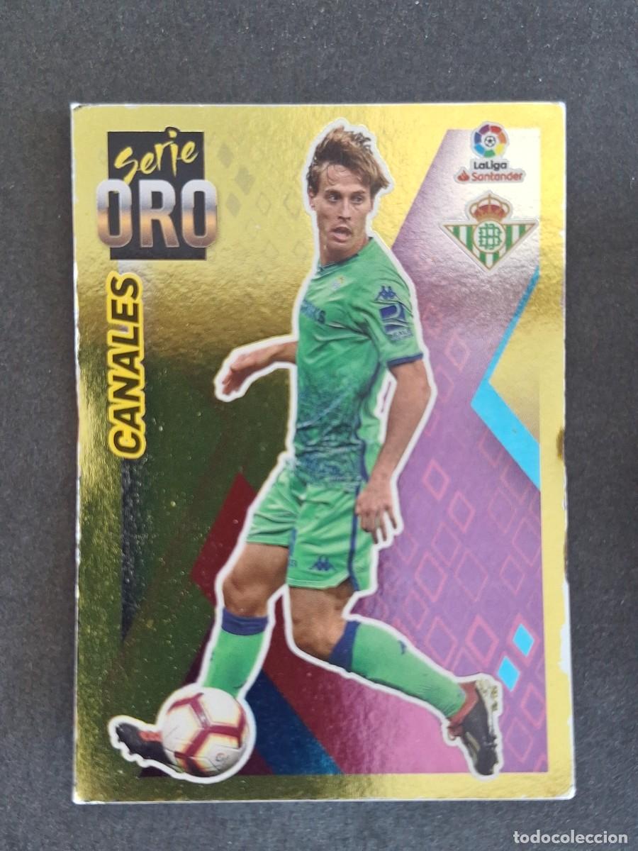 Cromos de f&uacute;tbol: L2 CANALES REAL BETIS BALOMPIE SERIE ORO LIGA ESTE 2019 2020 19 20 NUNCA PEGADO SIN PEGAR