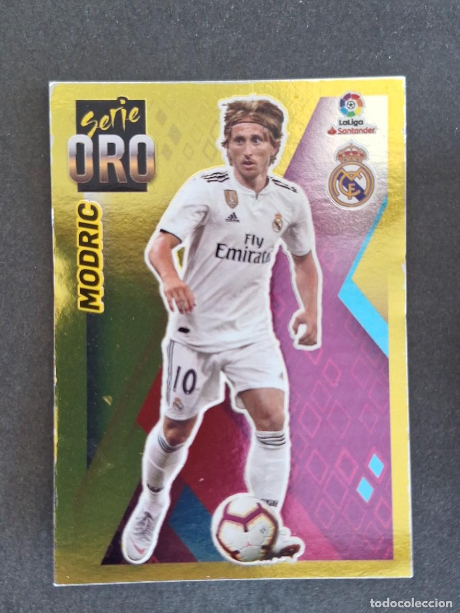 Cromos de f&uacute;tbol: L2 MODRIC REAL MADRID SERIE ORO LIGA ESTE 2019 2020 19 20 NUNCA PEGADO SIN PEGAR