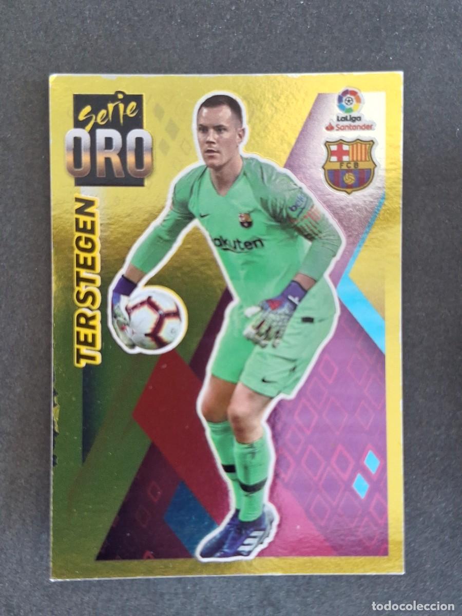 Cromos de f&uacute;tbol: L2 TER STEGEN F. C. BARCELONA SERIE ORO LIGA ESTE 2019 2020 19 20 NUNCA PEGADO SIN PEGAR