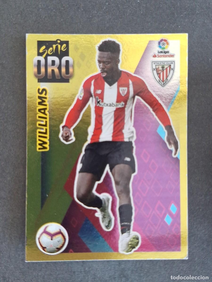 Cromos de f&uacute;tbol: L2 WILLIAMS ATHLETIC CLUB DE BILBAO SERIE ORO LIGA ESTE 2019 2020 19 20 NUNCA PEGADO SIN PEGAR