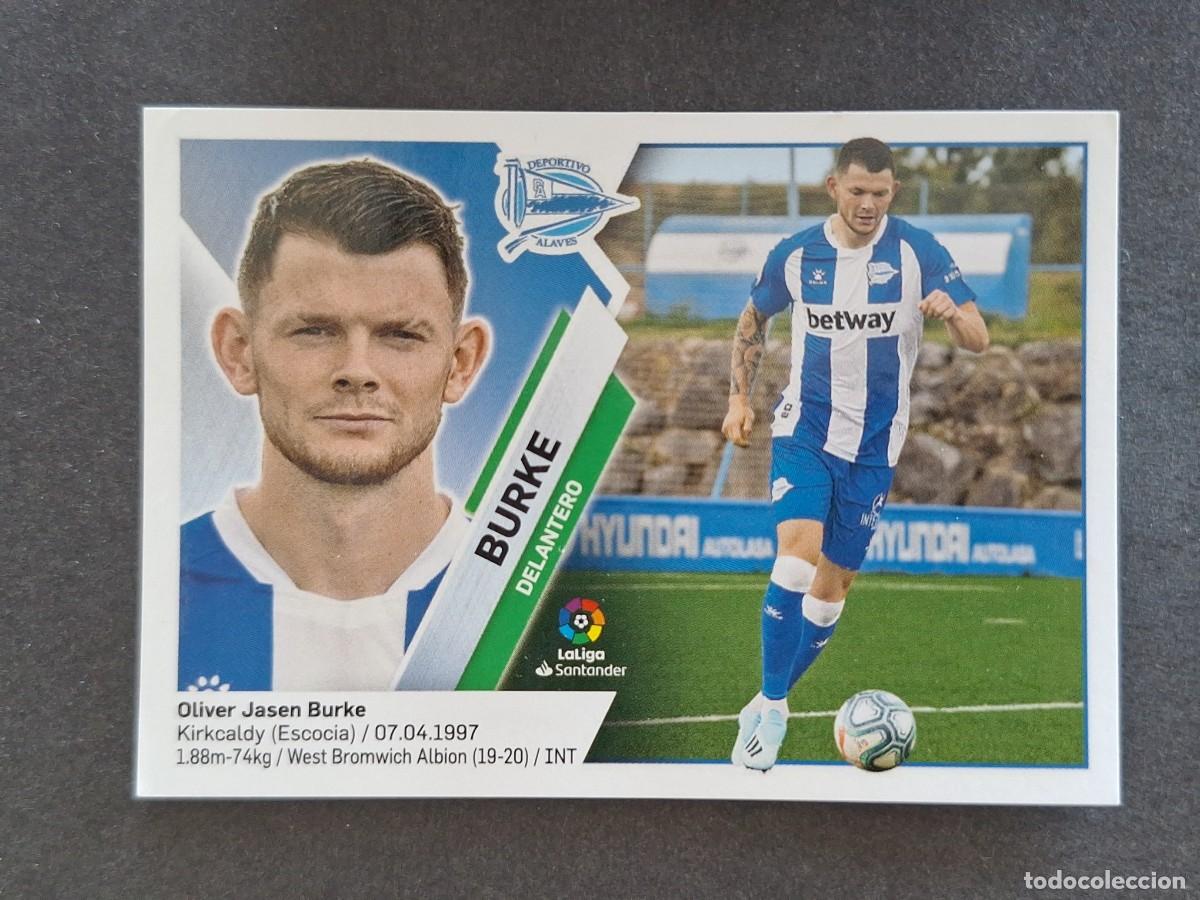 Cromos de f&uacute;tbol: L2 BURKE DEPORTIVO ALAVES COLOCA LIGA ESTE 2019 2020 19 20 NUNCA PEGADO SIN PEGAR