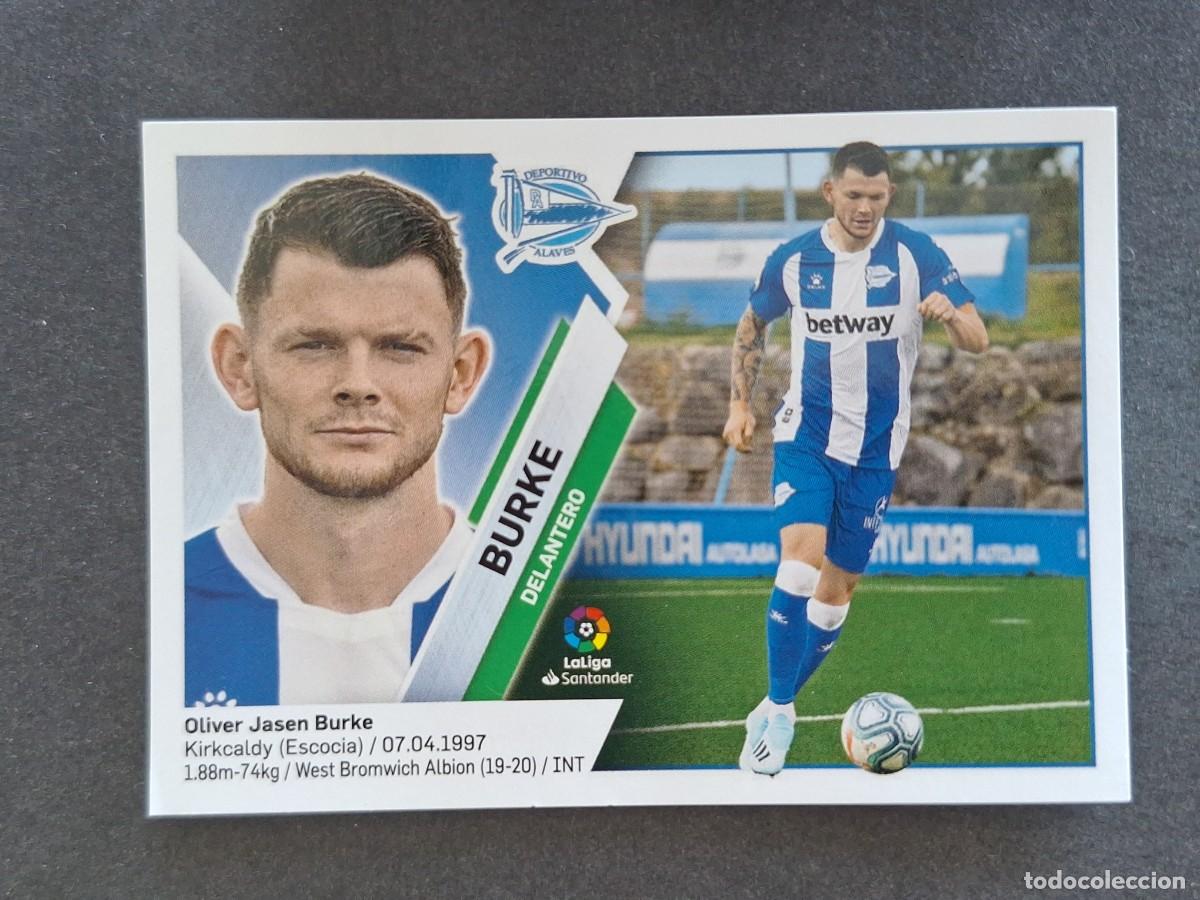 Cromos de f&uacute;tbol: L2 BURKE DEPORTIVO ALAVES COLOCA LIGA ESTE 2019 2020 19 20 NUNCA PEGADO SIN PEGAR