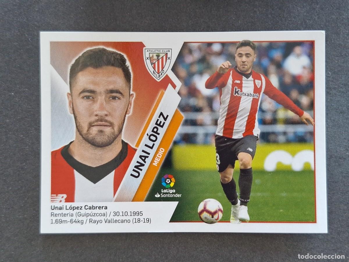 Cromos de f&uacute;tbol: L2 UNAI LOPEZ ATHLETIC CLUB DE BILBAO COLOCA LIGA ESTE 2019 2020 19 20 NUNCA PEGADO SIN PEGAR