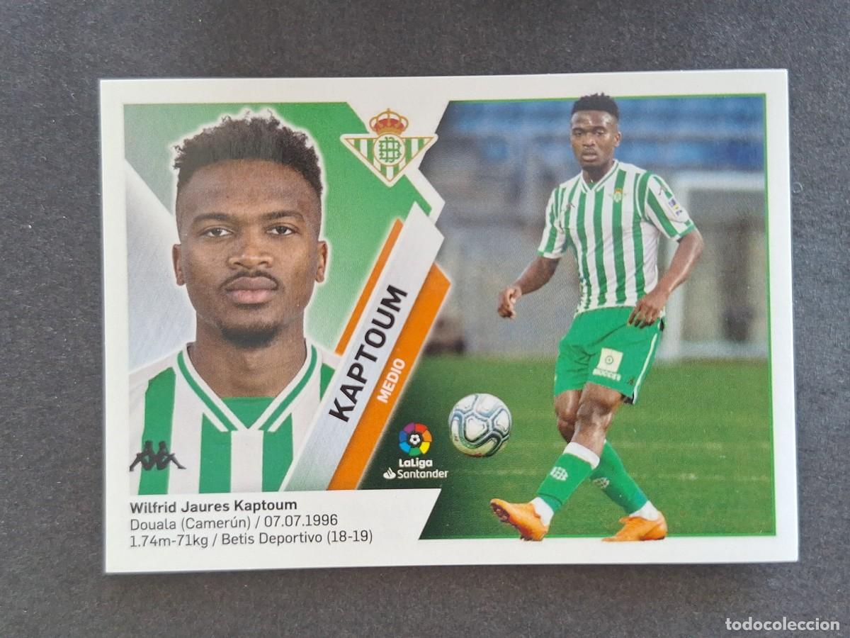 Fu&szlig;ball-Sticker: L2 KAPTOUM REAL BETIS BALOMPIE COLOCA LIGA ESTE 2019 2020 19 20 NUNCA PEGADO SIN PEGAR