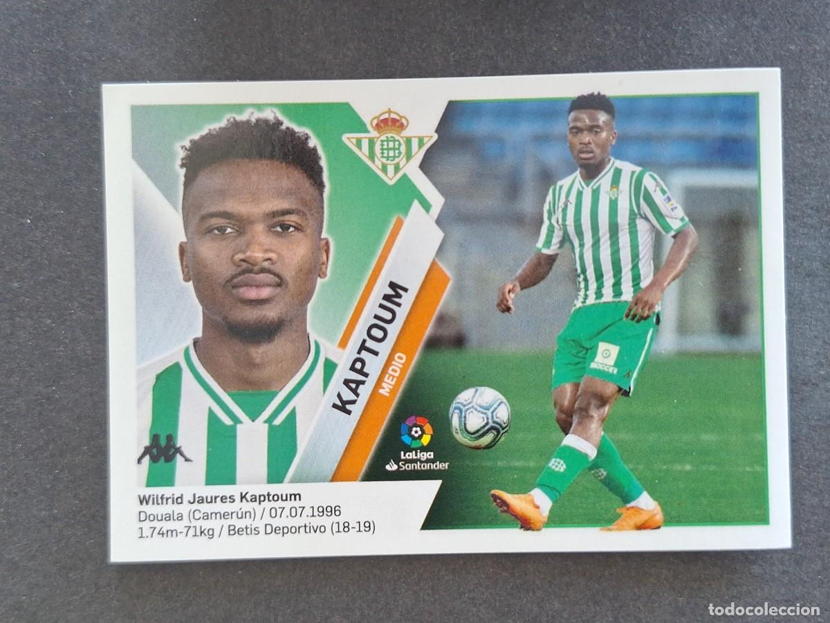 Fu&szlig;ball-Sticker: L2 KAPTOUM REAL BETIS BALOMPIE COLOCA LIGA ESTE 2019 2020 19 20 NUNCA PEGADO SIN PEGAR