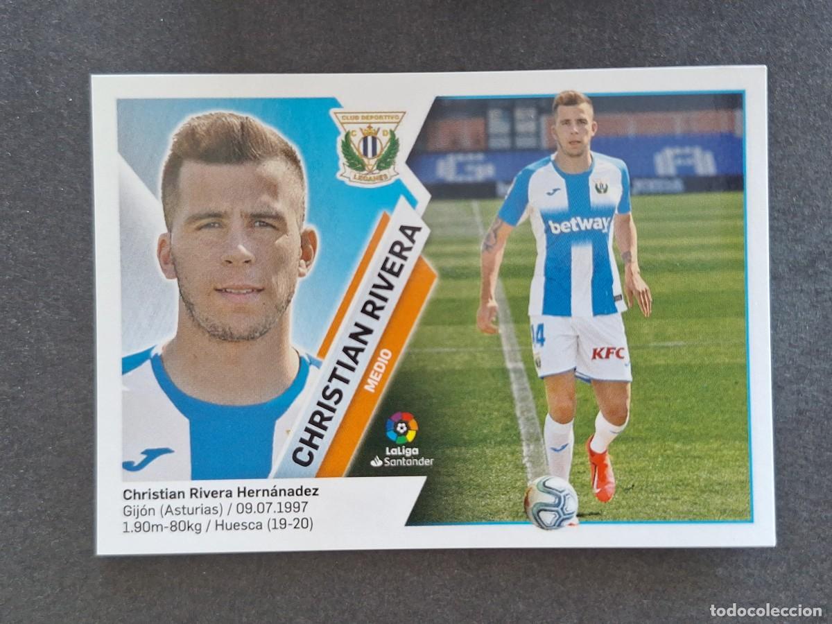 Cromos de Futebol: L2 CHRISTIAN RIVERA C. D. LEGANES COLOCA LIGA ESTE 2019 2020 19 20 NUNCA PEGADO SIN PEGAR