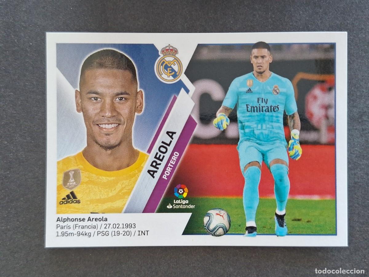 Cromos de f&uacute;tbol: L2 AREOLA REAL MADRID COLOCA LIGA ESTE 2019 2020 19 20 NUNCA PEGADO SIN PEGAR
