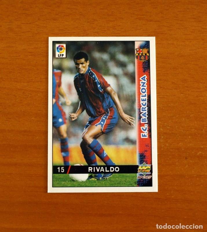 Cromos de f&uacute;tbol: Barcelona - N&ordm; 15 Rivaldo - Mundicromo Las Fichas de la Liga 1998-1999-98-99