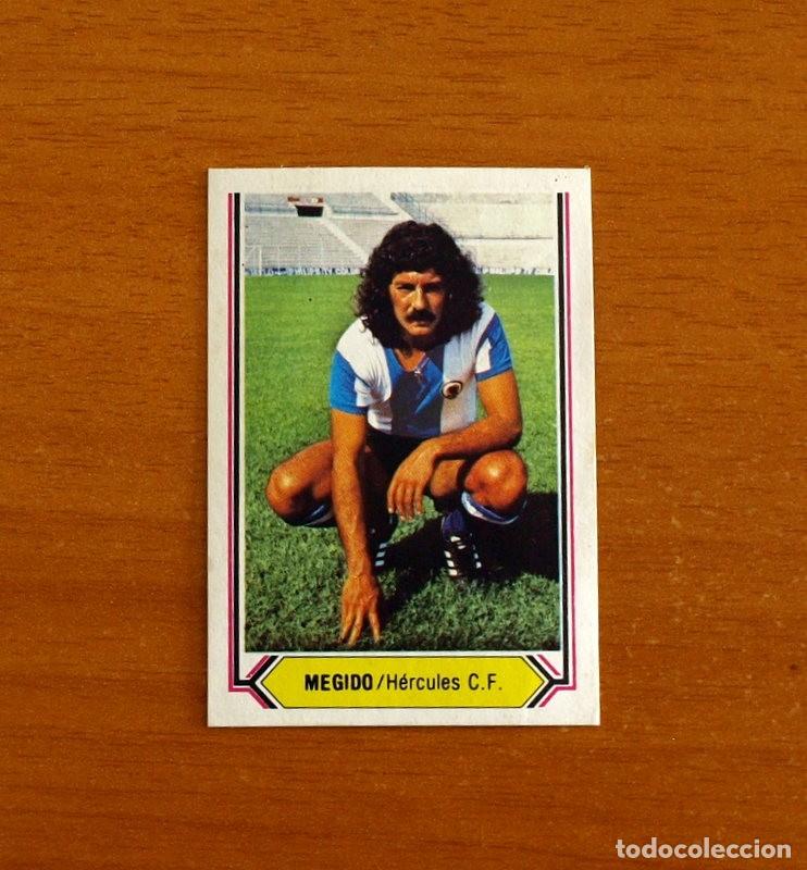 Cromos de f&uacute;tbol: H&eacute;rcules - Megido, fichaje n&ordm; 8 - Ediciones Este Liga 1980-1981, 80-81 - Nunca pegado