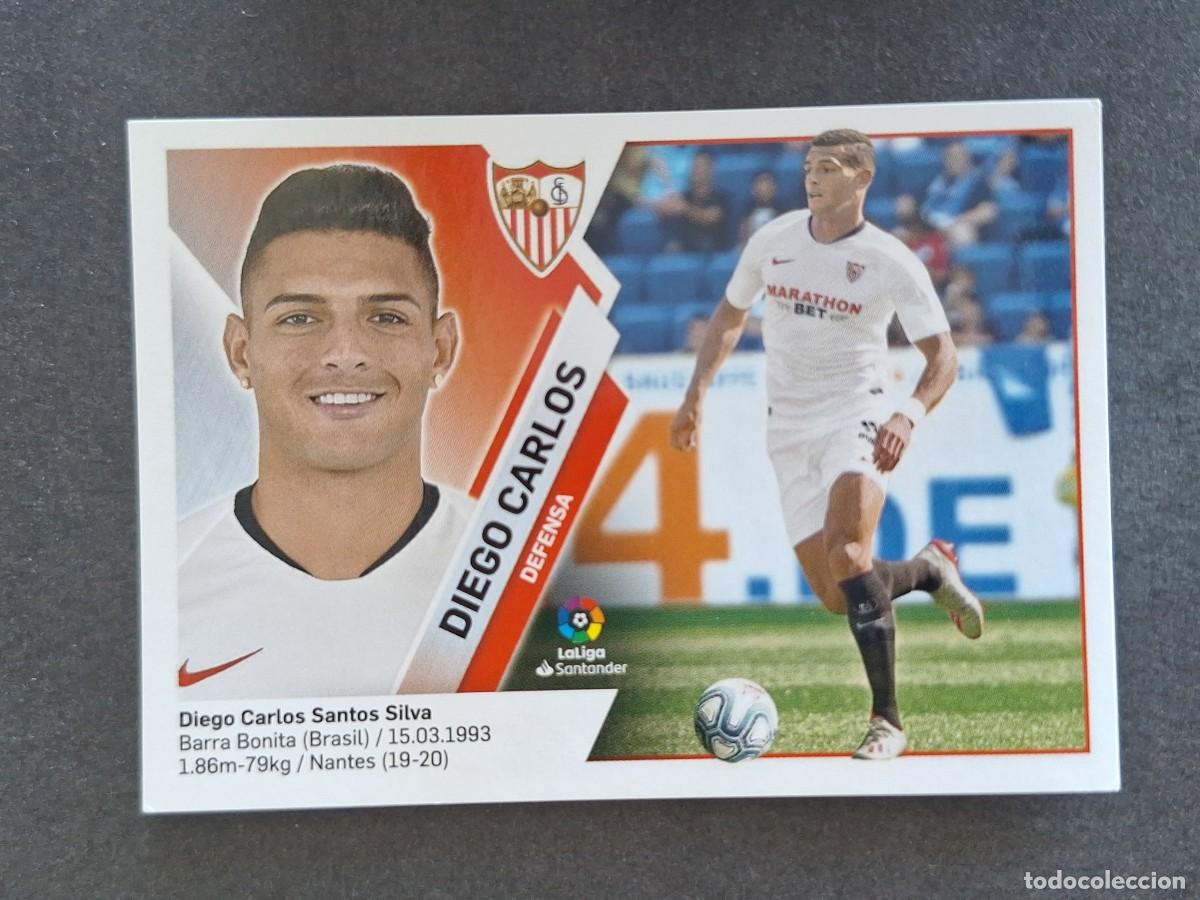 Cromos de f&uacute;tbol: L2 DIEGO CARLOS SEVILLA F. C. COLOCA LIGA ESTE 2019 2020 19 20 NUNCA PEGADO SIN PEGAR