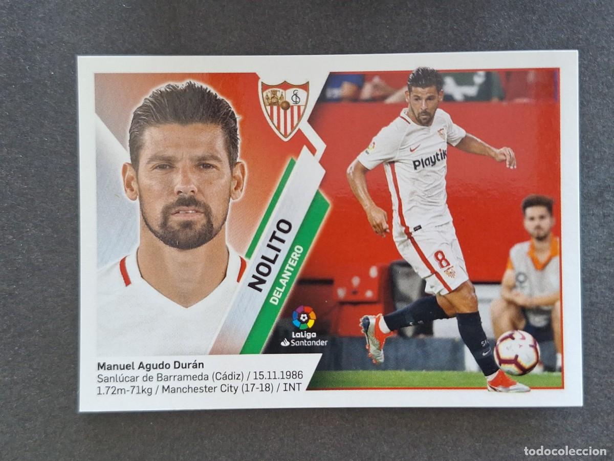 Cromos de f&uacute;tbol: L2 NOLITO SEVILLA F. C. COLOCA LIGA ESTE 2019 2020 19 20 NUNCA PEGADO SIN PEGAR