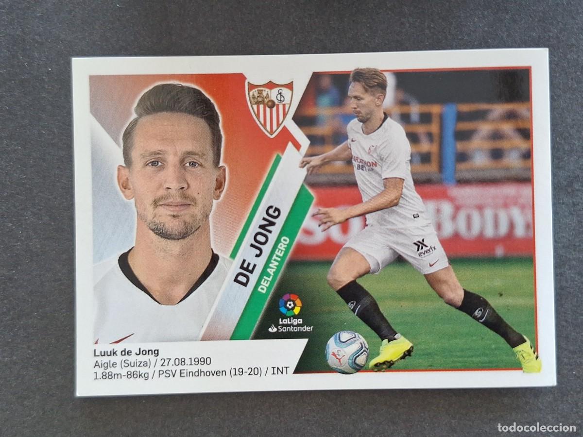 Cromos de f&uacute;tbol: L2 DE JONG SEVILLA F. C. COLOCA LIGA ESTE 2019 2020 19 20 NUNCA PEGADO SIN PEGAR