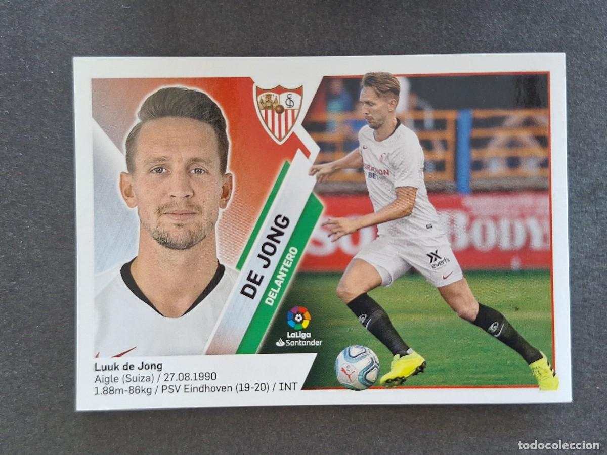 Cromos de f&uacute;tbol: L2 DE JONG SEVILLA F. C. COLOCA LIGA ESTE 2019 2020 19 20 NUNCA PEGADO SIN PEGAR