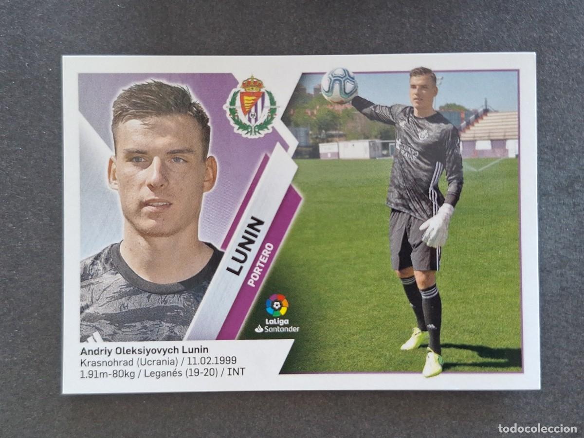 Cromos de f&uacute;tbol: L2 LUNIN REAL VALLADOLID COLOCA LIGA ESTE 2019 2020 19 20 NUNCA PEGADO SIN PEGAR