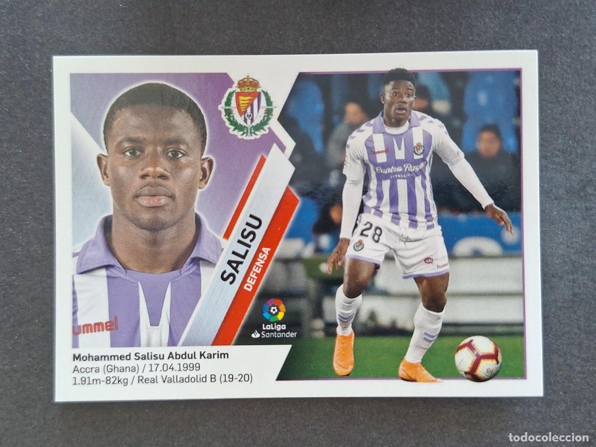 Cromos de f&uacute;tbol: L2 SALISU REAL VALLADOLID COLOCA LIGA ESTE 2019 2020 19 20 NUNCA PEGADO SIN PEGAR