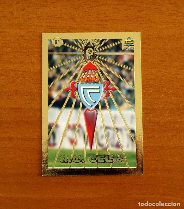 Cromos de f&uacute;tbol: Celta de Vigo - N&ordm; 91 Escudo - Mundicromo Las Fichas de la Liga 1998-1999-98-99