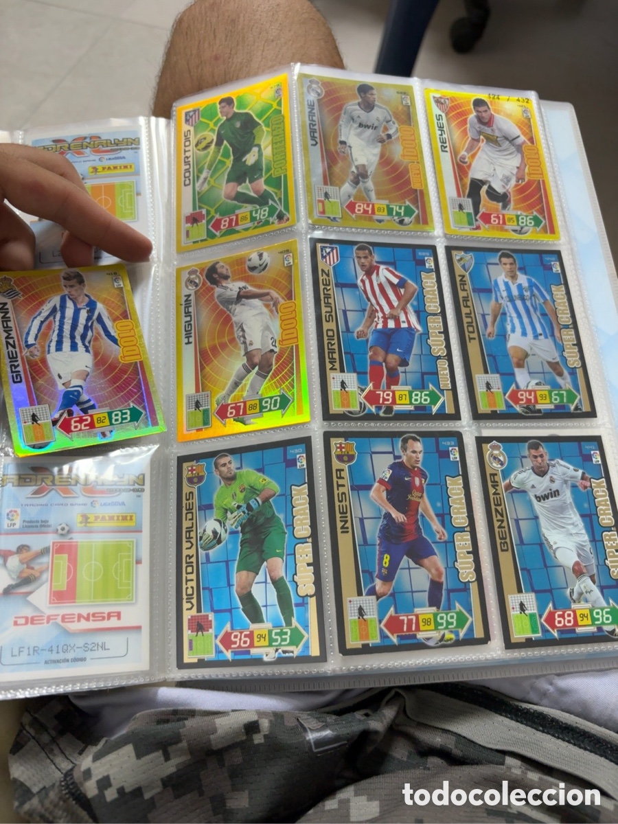 Cromos de f&uacute;tbol: Cartas Adrenalyn 2012-2013