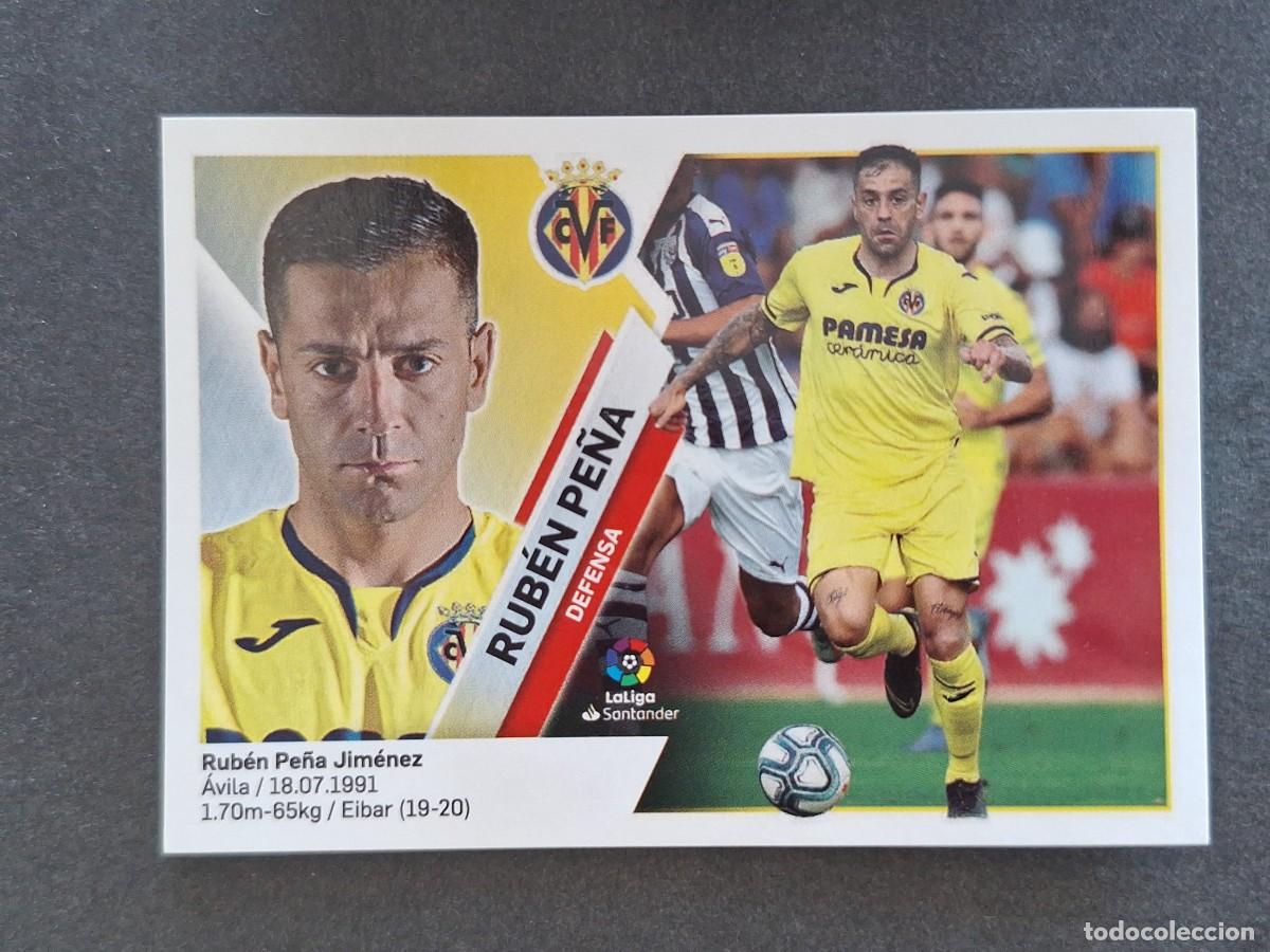 Cromos de f&uacute;tbol: L2 RUBEN PE&Ntilde;A VILLARREAL C. F. COLOCA LIGA ESTE 2019 2020 19 20 NUNCA PEGADO SIN PEGAR