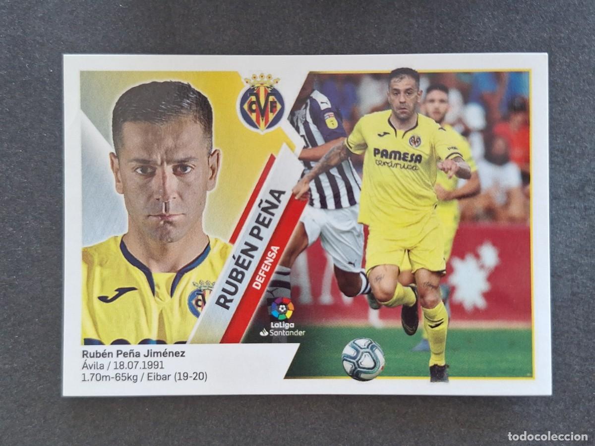 Cromos de f&uacute;tbol: L2 RUBEN PE&Ntilde;A VILLARREAL C. F. COLOCA LIGA ESTE 2019 2020 19 20 NUNCA PEGADO SIN PEGAR