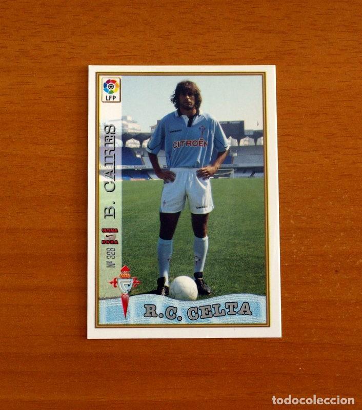 Cromos de f&uacute;tbol: Celta De Vigo - N&ordm; 328 Bruno De Cair&eacute;s - &Uacute;ltima Hora - Mundicromo ficha de la Liga 1997-1998, 97-98