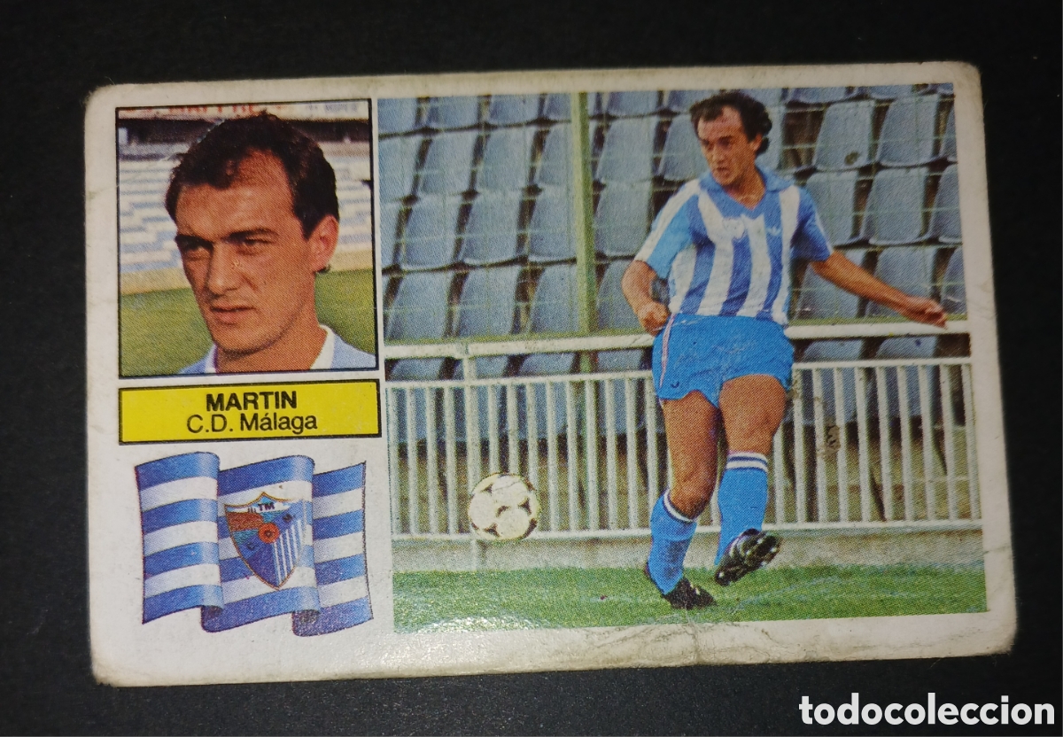Cromos de f&uacute;tbol: CROMO MARTIN CD M&Aacute;LAGA EDICIONES ESTE LIGA 1982 83 1982 1983 SIN PEGAR NUNCA PEGADO