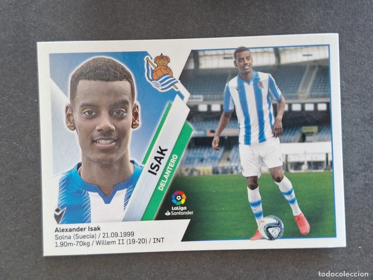 Cromos de f&uacute;tbol: L2 ISAK REAL SOCIEDAD FICHAJE 2 LIGA ESTE 2019 2020 19 20 NUNCA PEGADO SIN PEGAR