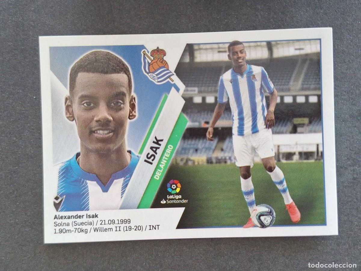 Cromos de f&uacute;tbol: L2 ISAK REAL SOCIEDAD FICHAJE 2 LIGA ESTE 2019 2020 19 20 NUNCA PEGADO SIN PEGAR
