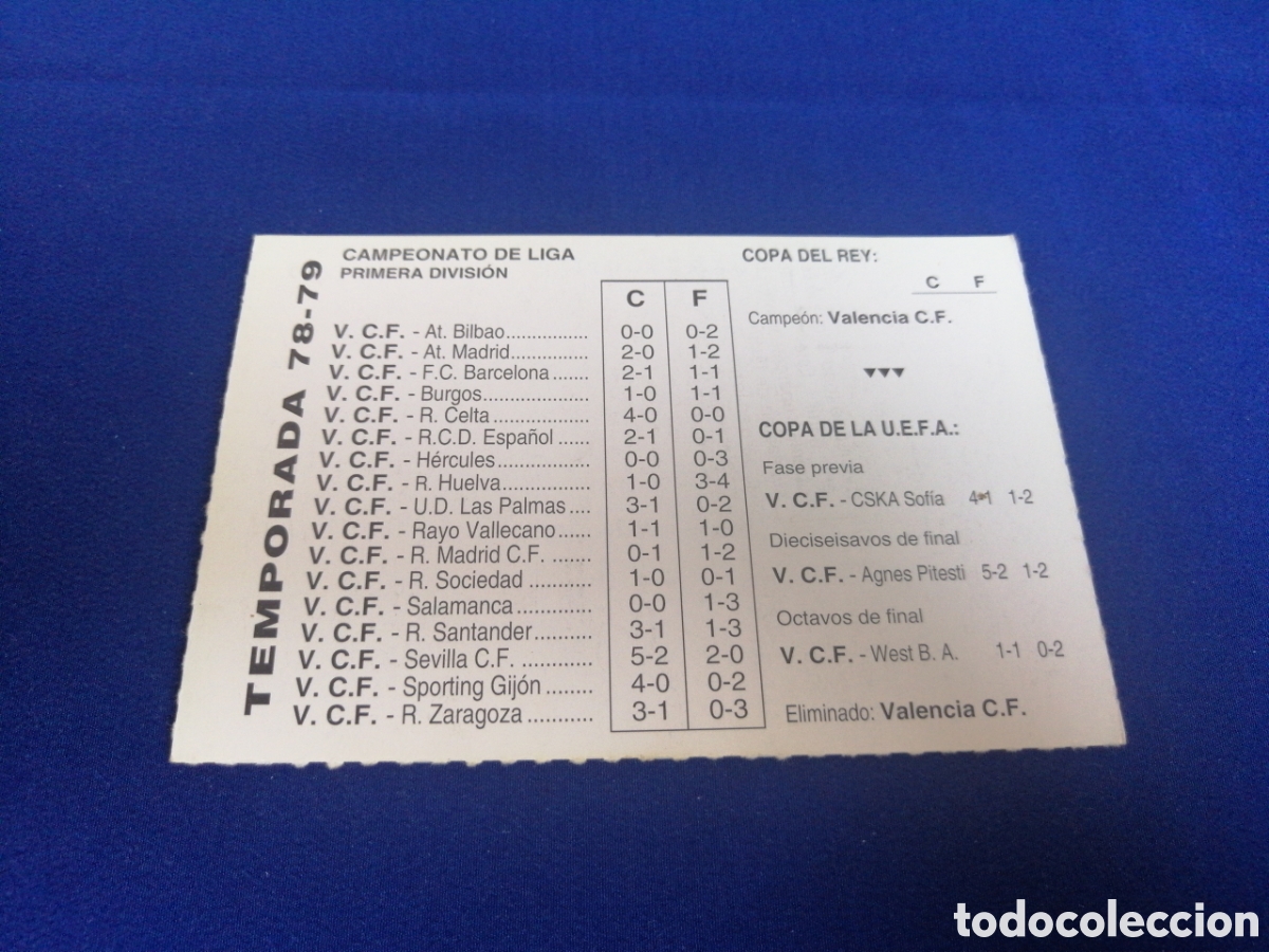 Cromos de f&uacute;tbol: HISTORIA DEL VALENCIA CF - DIARIO LAS PROVINCIAS - 1994 -