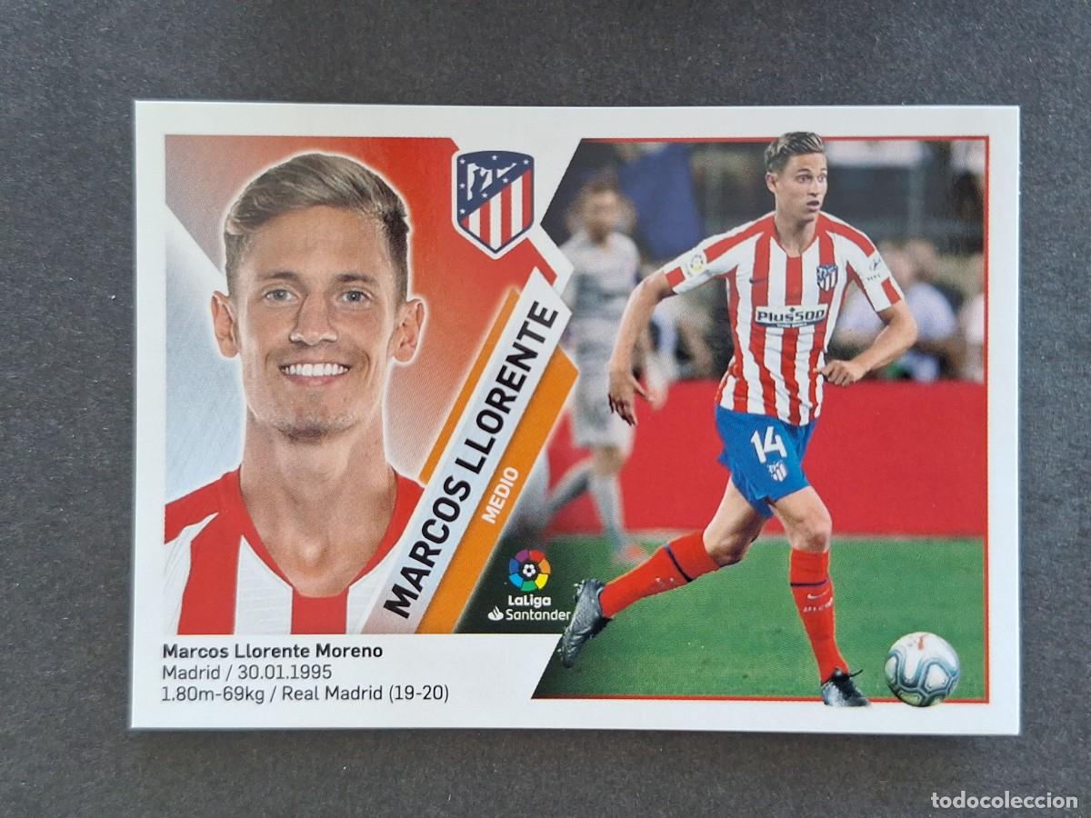Cromos de f&uacute;tbol: L2 MARCOS LLORENTE ATLETICO DE MADRID FICHAJE 9 LIGA ESTE 2019 2020 19 20 NUNCA PEGADO SIN PEGAR