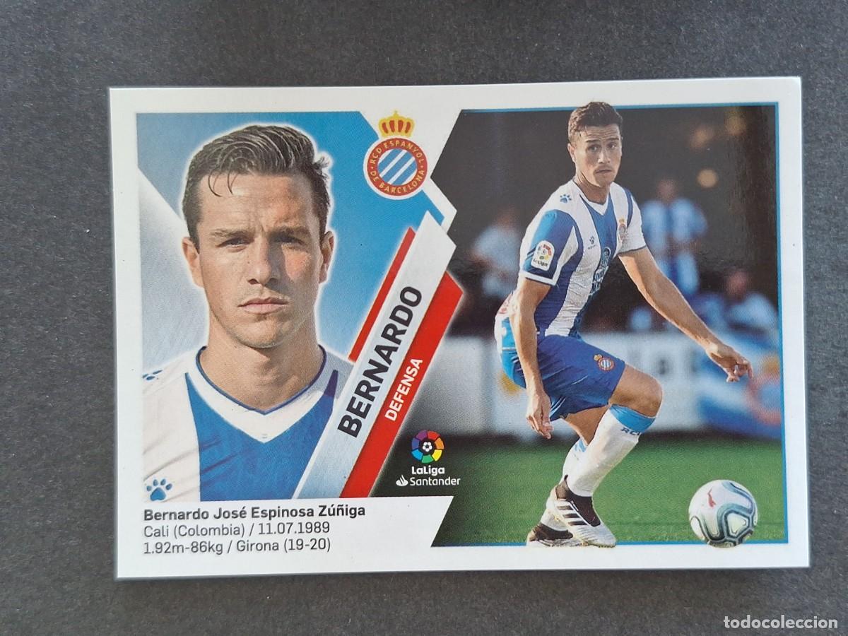 Cromos de f&uacute;tbol: L2 BERNARDO R. C. D. ESPA&Ntilde;OL FICHAJE 10 LIGA ESTE 2019 2020 19 20 NUNCA PEGADO SIN PEGAR
