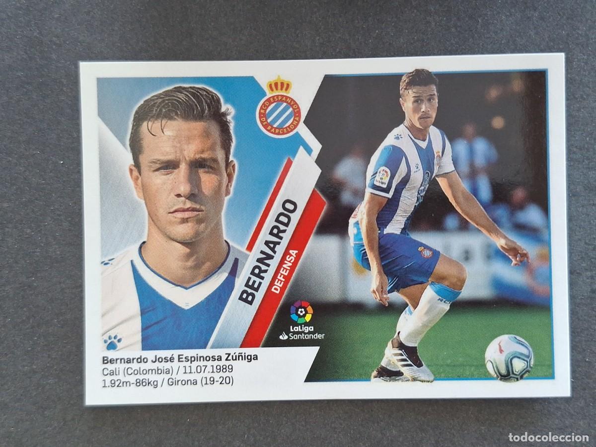 Cromos de f&uacute;tbol: L2 BERNARDO R. C. D. ESPA&Ntilde;OL FICHAJE 10 LIGA ESTE 2019 2020 19 20 NUNCA PEGADO SIN PEGAR