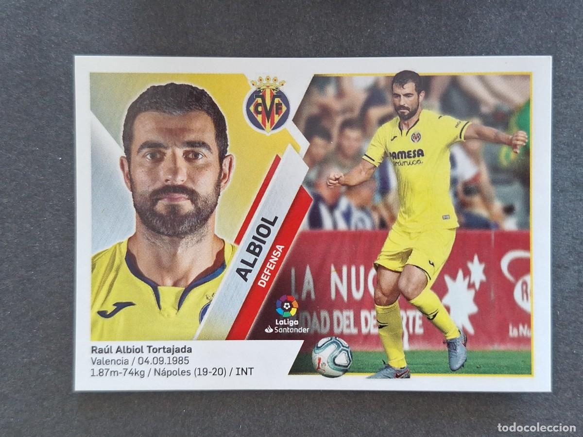 Cromos de f&uacute;tbol: L2 ALBIOL VILLARREAL C. F. FICHAJE 11 LIGA ESTE 2019 2020 19 20 NUNCA PEGADO SIN PEGAR