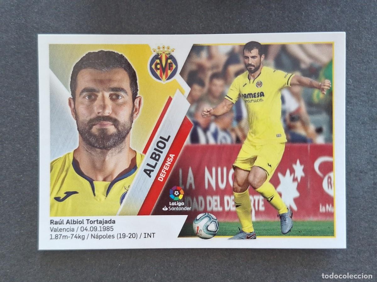 Cromos de f&uacute;tbol: L2 ALBIOL VILLARREAL C. F. FICHAJE 11 LIGA ESTE 2019 2020 19 20 NUNCA PEGADO SIN PEGAR
