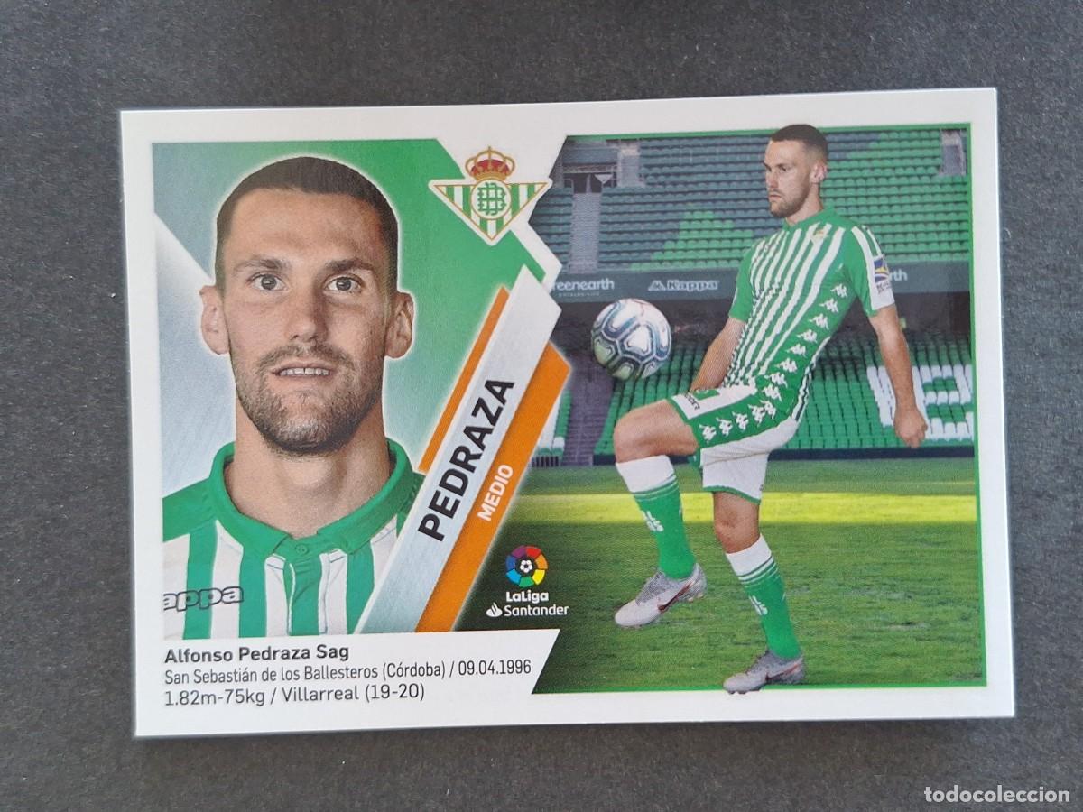 Cromos de f&uacute;tbol: L2 PEDRAZA REAL BETIS BALOMPIE FICHAJE 12 LIGA ESTE 2019 2020 19 20 NUNCA PEGADO SIN PEGAR