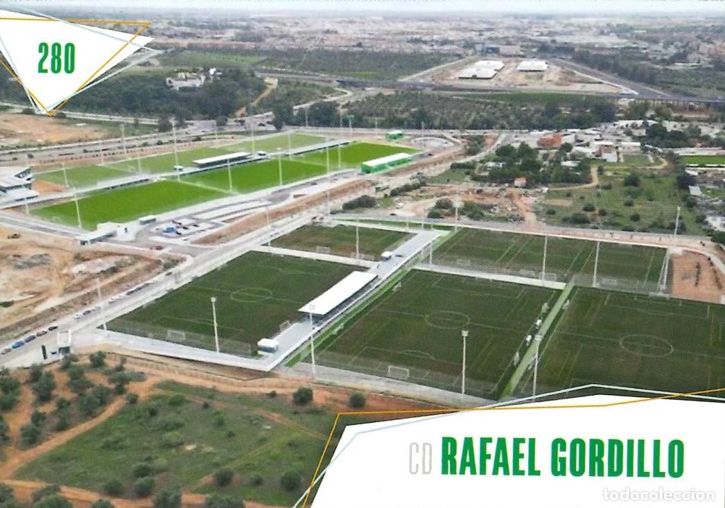 Cromos de f&uacute;tbol: FUTBOL - BETIS CARDS - 2025-2026 - 25-26 - REAL BETIS - 280 - CIUDAD DEPORTIVA RAFAEL GORDILLO