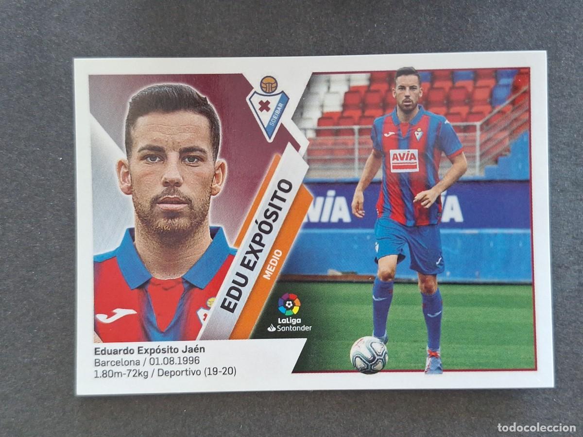 Cromos de f&uacute;tbol: L2 EDU EXPOSITO S. D. EIBAR FICHAJE 13 LIGA ESTE 2019 2020 19 20 NUNCA PEGADO SIN PEGAR