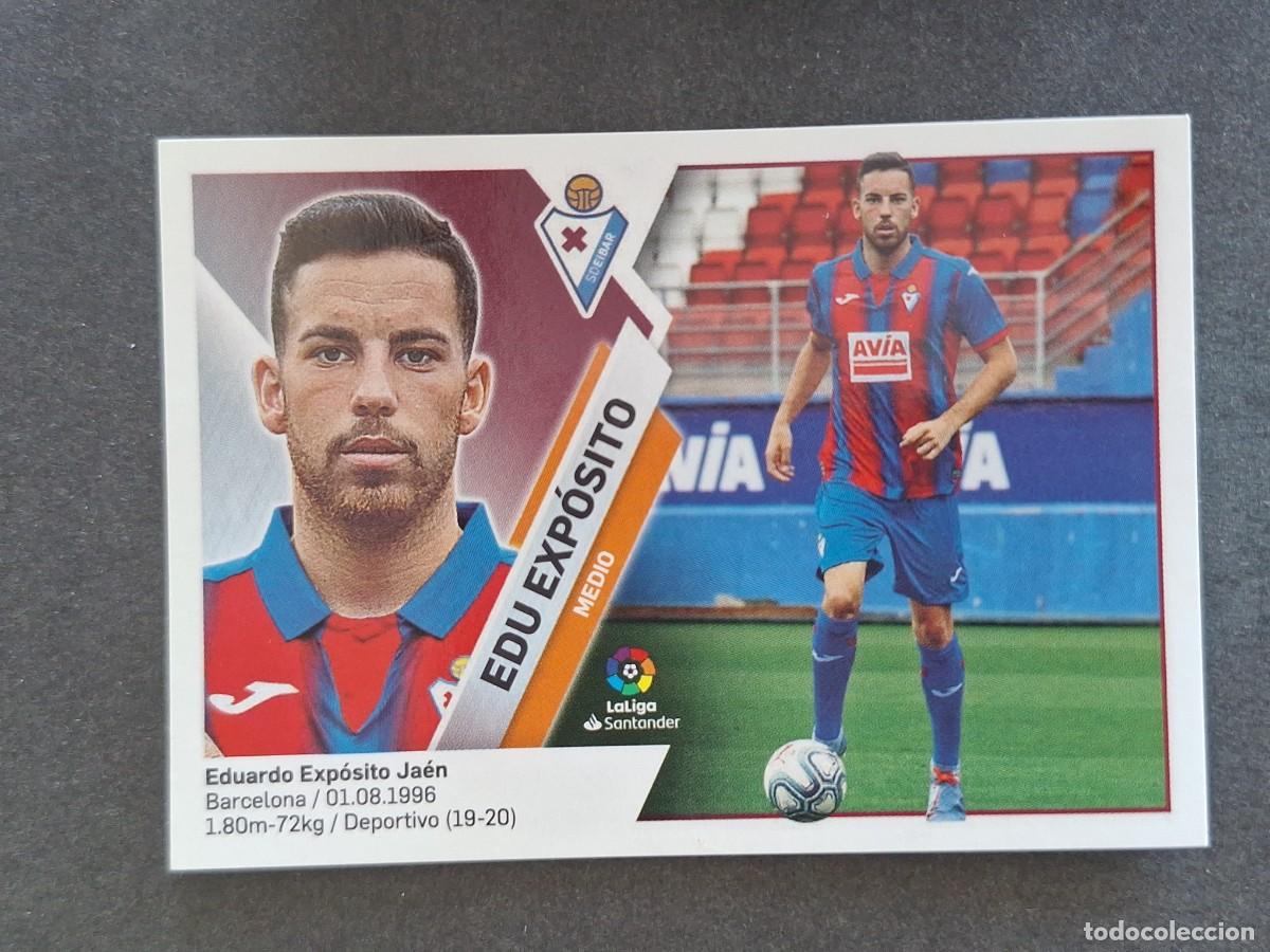 Cromos de f&uacute;tbol: L2 EDU EXPOSITO S. D. EIBAR FICHAJE 13 LIGA ESTE 2019 2020 19 20 NUNCA PEGADO SIN PEGAR