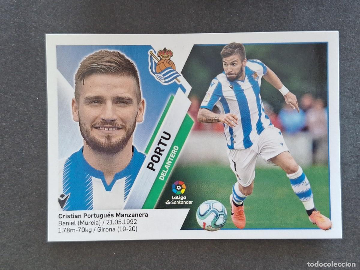 Cromos de f&uacute;tbol: L2 PORTU REAL SOCIEDAD FICHAJE 15 LIGA ESTE 2019 2020 19 20 NUNCA PEGADO SIN PEGAR