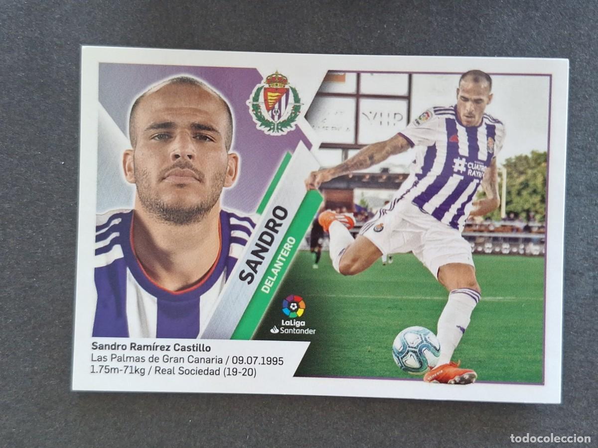 Cromos de f&uacute;tbol: L2 SANDRO REAL VALLADOLID FICHAJE 16 LIGA ESTE 2019 2020 19 20 NUNCA PEGADO SIN PEGAR