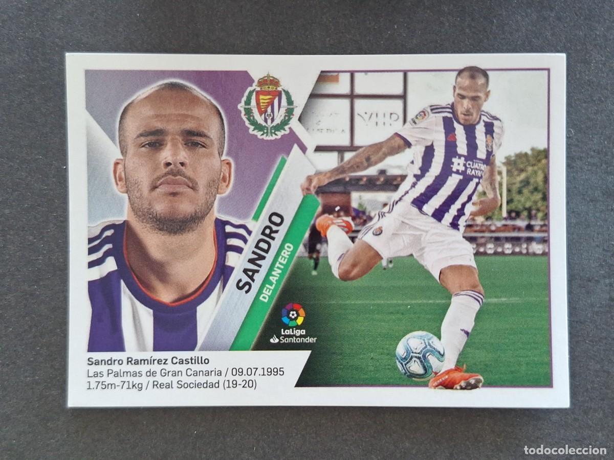 Cromos de f&uacute;tbol: L2 SANDRO REAL VALLADOLID FICHAJE 16 LIGA ESTE 2019 2020 19 20 NUNCA PEGADO SIN PEGAR