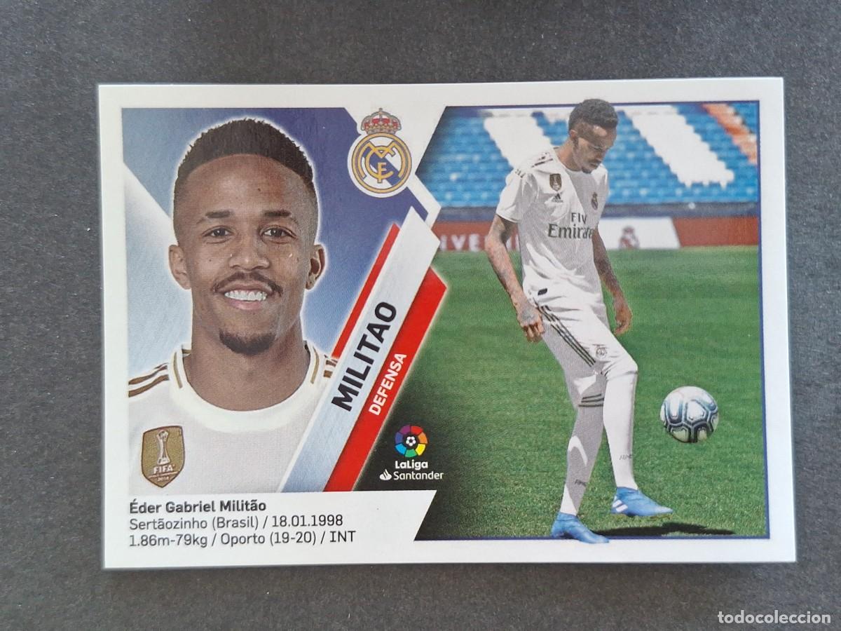 Cromos de f&uacute;tbol: L2 MILITAO REAL MADRID FICHAJE 17 LIGA ESTE 2019 2020 19 20 NUNCA PEGADO SIN PEGAR